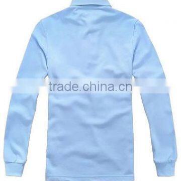 Hotsale OEM Colorful Bamboo Long Sleeves Polo / Comfort Colors Polo Tshirts T13327-10 photo-2