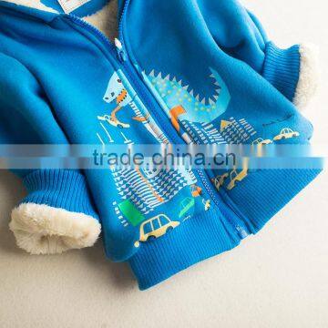 Fashion Kids Winter Fleece Zip up Hoody Children's Clothing Jackets and Coats photo-4