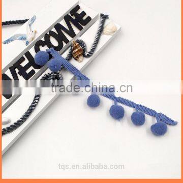 Stock Colorful Women's Girl's Apparel Accessories Pom Pom Ball Trimming photo-2