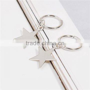 Zinc Based Alloy Hair Accessories Findings Pentagram Star Antique Silver Hairpin For Women photo-3