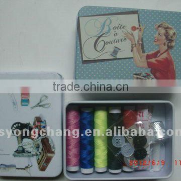 tin sewing box