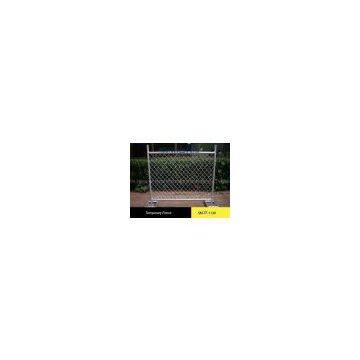 hot sales! galvanized chain link temporary fence