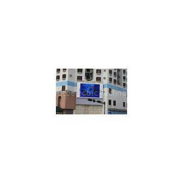 Lightweight P10 Outdoor Advertising Curved LED Screen Real Pixel , 1280 * 960mm