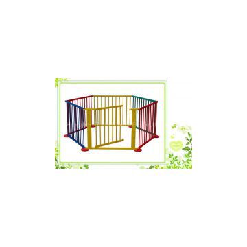 Colorful Wooden Baby Playpen