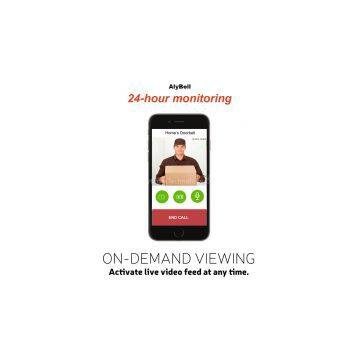 AlyBell H.264 720P Wifi doorbell camera wireless Video Doorbell system Support iOS Android APP,wifi door viewer