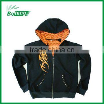 men's hooded fleece jacket