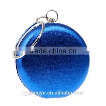 blue candy color clutch bag /ygm silver gold red portable purse Evening bag / Gorgeous Bridal Wedding Purse Party Handbag