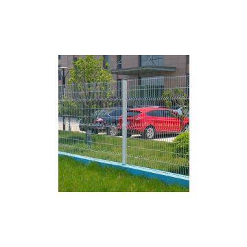 More stable PVC coated curvy welded panel fence