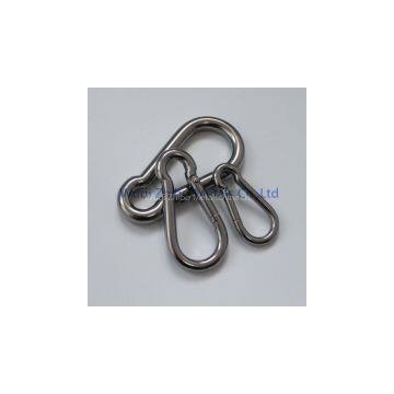 high quality stainless steel carabiner spring snap hook