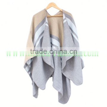 Women trendy free size Open Front Cape Shawl Scarf