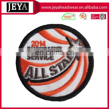 Embroidery patches round shape custom style patches