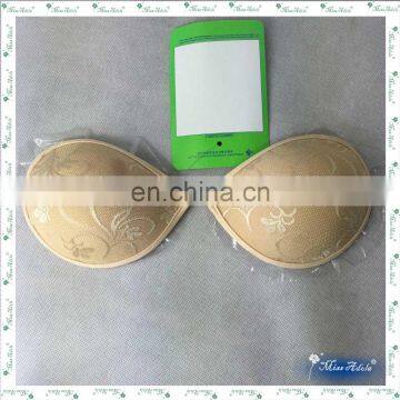 Missadola comfortable jacquard nude mature silicon breast bra underwear Customized Sexy Invisible Bra ( YD-LD8135)