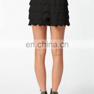 Wholesale Elegant Ladies Crochet Lace Shorts Lace Shorts photo-3