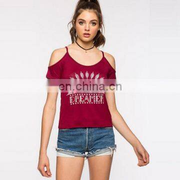 New Design Round Neck T-shirt Printing,Fashion T-shirt Women,T-shirt 100% Cotton photo-5