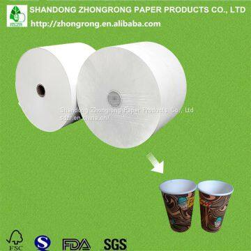 raw materials for the manufacture of paper cups