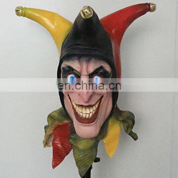 Carnival Clown Cosutme Rubber Latex Mask For Party Decoration