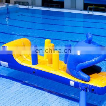 HI cheap pool floating water park/inflatable pool park