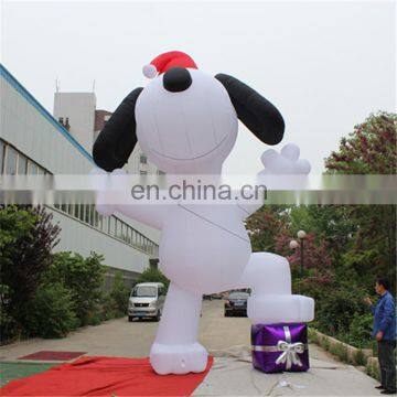 outdoor giant cartoon dog animal costume inflatable priting logo&advertisement