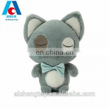 high quality custom creative eyes design plush stuffed toys cat