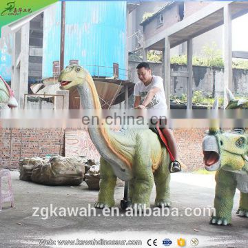 KAWAH Children Theme Park Rides Walking Robotic Animatronic Dinosaur Rides For Sale