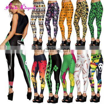 Custom Service No Moq Women Winter Halloween Leggings photo-2