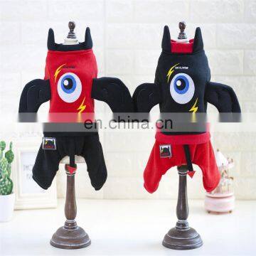 Little devil four legs cotton coat dog clothes