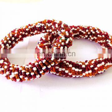 Belly dance Bangles-Pearl beaded bangles-Fashion wear pearl bracelet-Beach wear bangles-traditional pearl beaded bangles