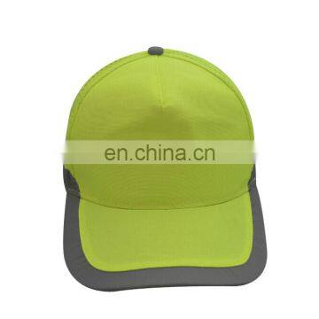 Fluorescence Color 5 Panel Mesh Cap With Reflective Band photo-5