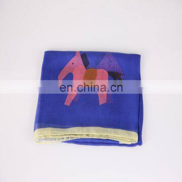 Store Fashion Pony Horse Print Joker Chiffon Silk Pashmina Shawls Scarf photo-5