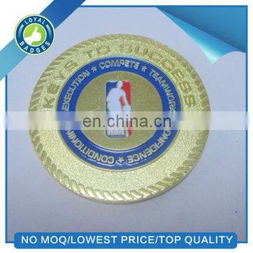 Cheapest NBA metal gold enamel coin