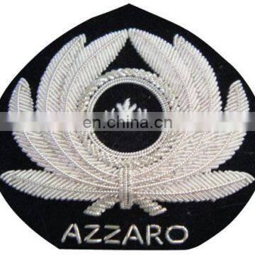 Custom AZ embroidered bullion wire patches - Wholesale Custom 3D embroidery patch