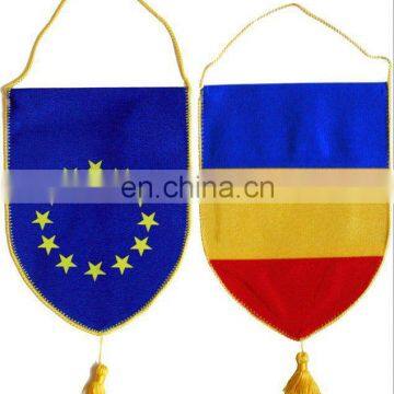 satin hanging sports pennants / Best satin hanging sport pennant