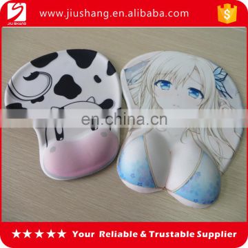 custom silicone gel breast mouse pads for wholesales