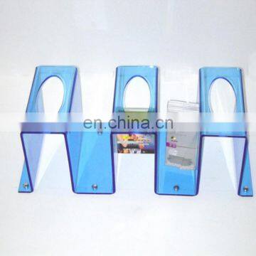 transparent blue pmma plexiglass acrylic step stool