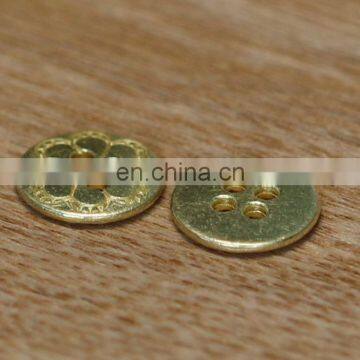 Wholesale customized 4 holes metal buttons