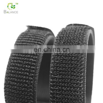 Elastic book band hook and loop nylon straps with buckle custom logo belt