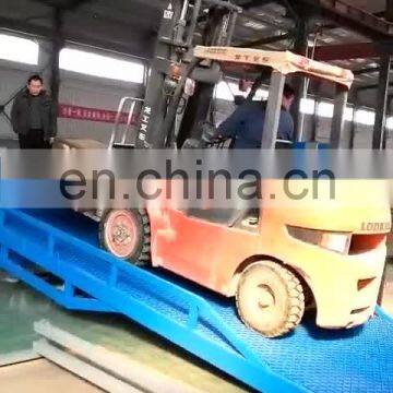 7LYQ Shandong SevenLift motorcycle hydraulic container ramp 10ton