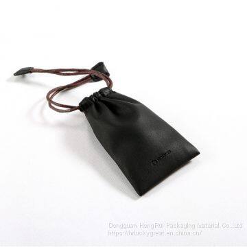 OEM Customized Design Earphone Bags for Headphone Earphone Made by Fabric Black Colour photo-3