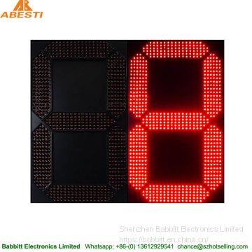 Led Digital Green Display/ Outdoor1digits Gas Price Led Signs/ 22 Inch 7 Segment Led Display photo-2