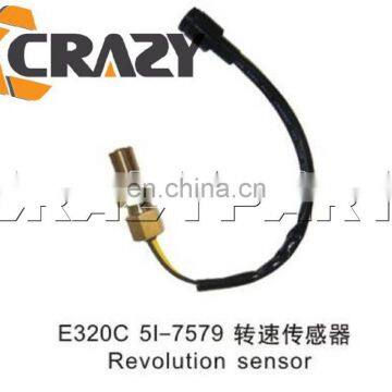 E320C revolution sensor 5I-7579, excavator spare parts