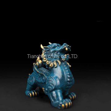 The Bronze Feng Shui Pixiu Statue Was Molded Using Lost-Wax Method photo-5