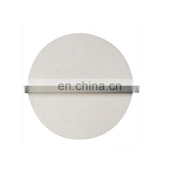 White wool felt polishing flap wheel pad