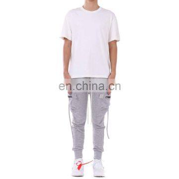 DiZNEW Customized Wholesale Cargo Joggers 100% Cotton Sweatpants With Pockets photo-3