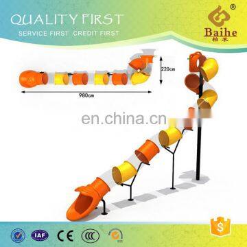 China Factory Amusement Park Outdoor Stainless Steel Slide photo-2