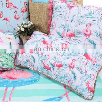 Custom Colorful New Design Flamingo Party Print Seat Back Cushion or Pillow Modern Printed Chair Outdoor Cushion photo-7