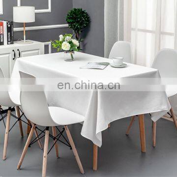 Wholesale Ready Made Solid Color Modern Fashion Waterproof Stain Resistant Rectangle Fancy Table Cloth photo-2