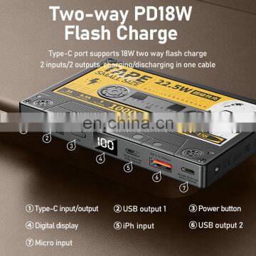 Remax Portable Mobile Battery Charger 10000mAh 22.5W Fast Charging Power Bank photo-4