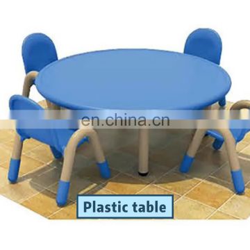 Guangzhou furniture Plastic table chair set for kindergarten