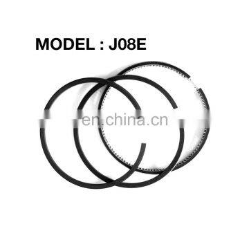 NEW STD J08E PISTON RING FOR EXCAVATOR INDUSTRIAL DIESEL ENGINE SPARE PART