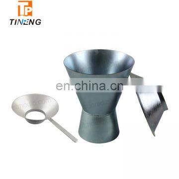 concrete Slump cone test funnel with handle